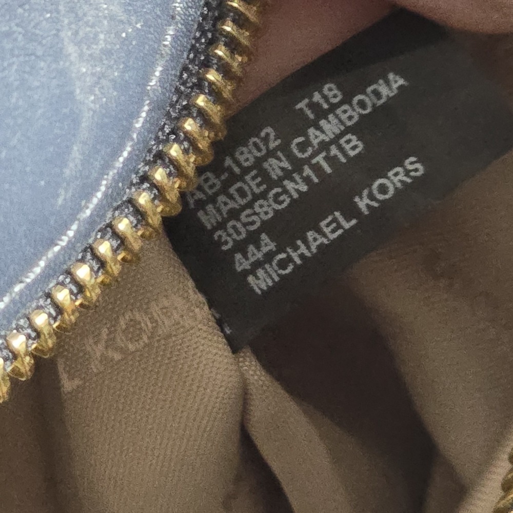 Authentic Michael Kors Whitney Tote Admiral Pale Blue Bag Purse MK - Picture 13 of 14